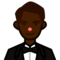 Man in Tuxedo - Black emoji on Emojidex